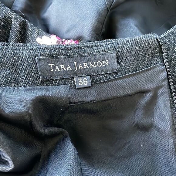 Tara Jarmon Black Denim Skirt Set - Picture 8 of 8